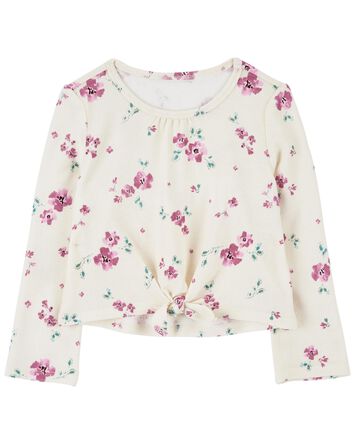Toddler Floral Print Top Made With LENZING™ ECOVERO™ , 