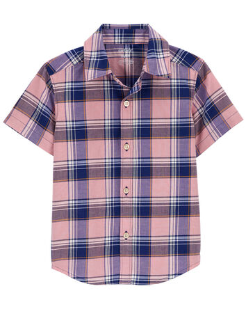 Toddler Plaid Button-Down Shirt, 