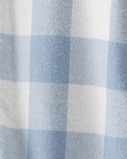 Baby 1-Piece Organic Cotton Coat Style Pajamas, image 3 of 4 slides