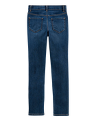 Kid Dark Blue Wash Super Skinny-Leg Jeans, image 2 of 5 slides
