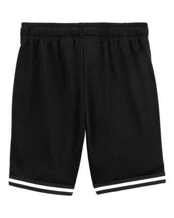 Boys Fan-Favorite Basketball Mesh Short - Black, 