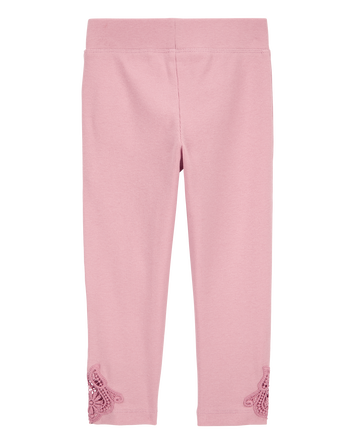 Baby Lace Detail Ribbed Leggings
, 
