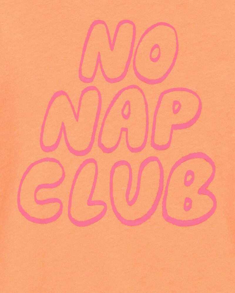 Toddler No Nap Club Short-Sleeve Graphic Tee - Orange, image 2 of 3 slides