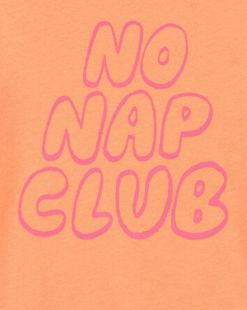 Toddler No Nap Club Short-Sleeve Graphic Tee - Orange, 