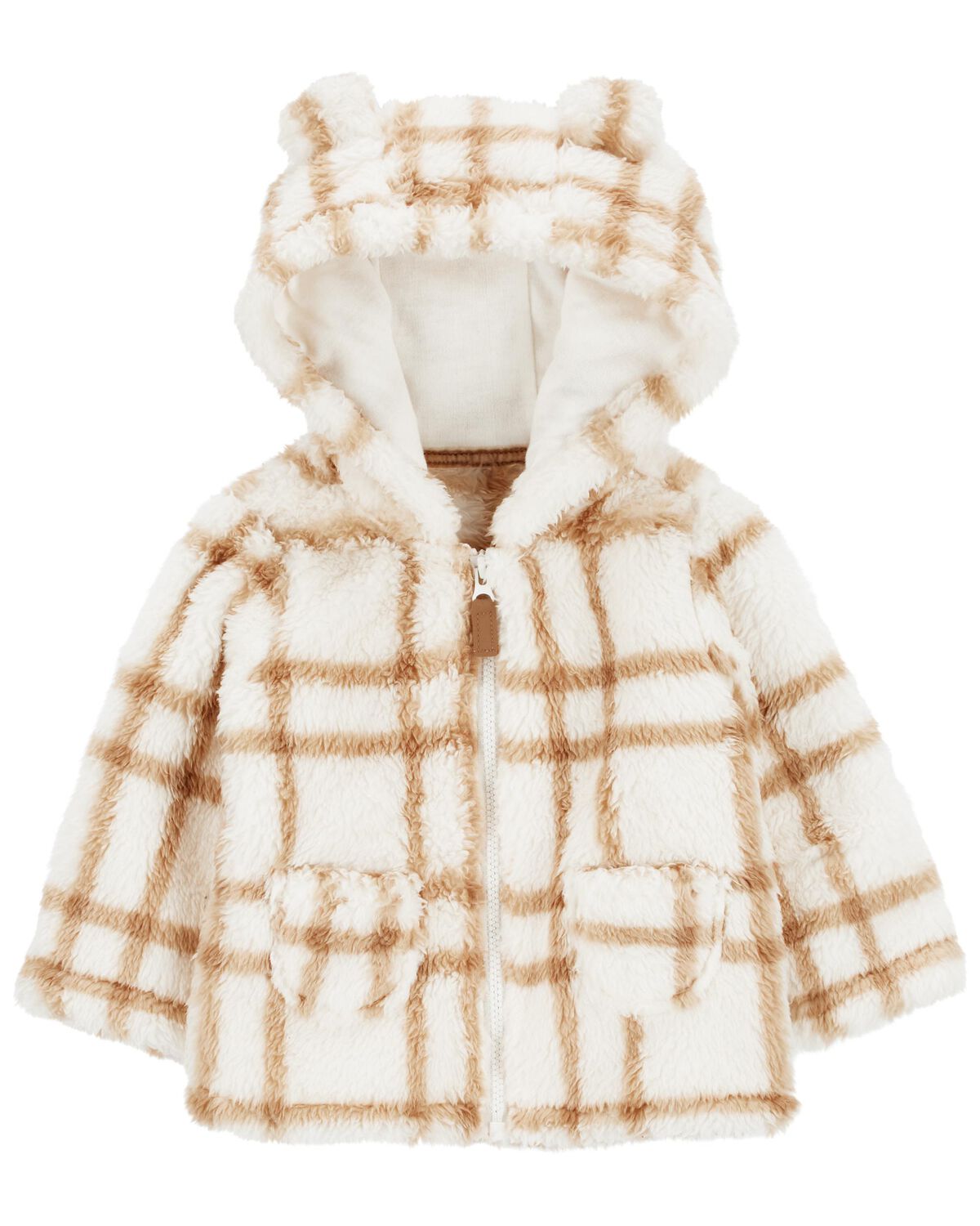 Ivory Baby ZipUp Sherpa Jacket