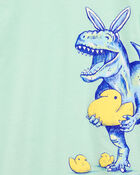 Toddler Dinosaur Short-Sleeve Tee - Green, image 2 of 3 slides