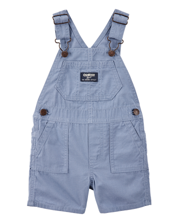 Baby Woven Shortalls - Blue, 
