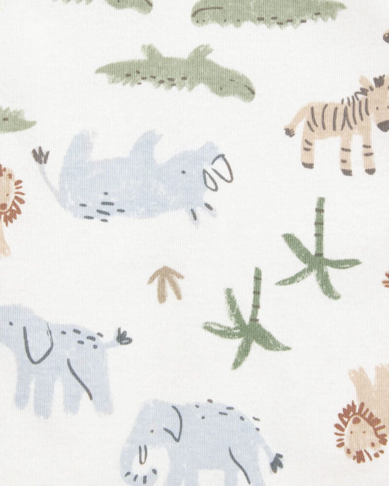 Baby 5-Pack Animals Sleeveless Bodysuits, image 4 of 7 slides
