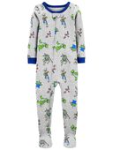 Grey - Toddler 1-Piece Toy Story 100% Snug Fit Cotton Pajamas