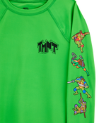 Kid Teenage Mutant Ninja Turtles Long-Sleeve Rashguard Swim Top - Green, image 2 of 3 slides