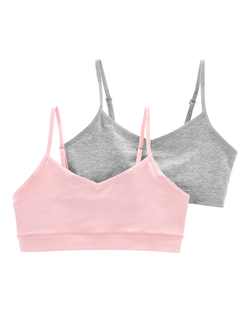 2-Pack Bralettes, image 1 of 3 slides
