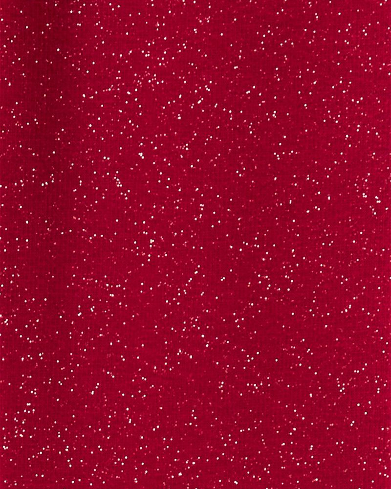 Kid Glitter Cozy Fleece Leggings, image 4 of 5 slides