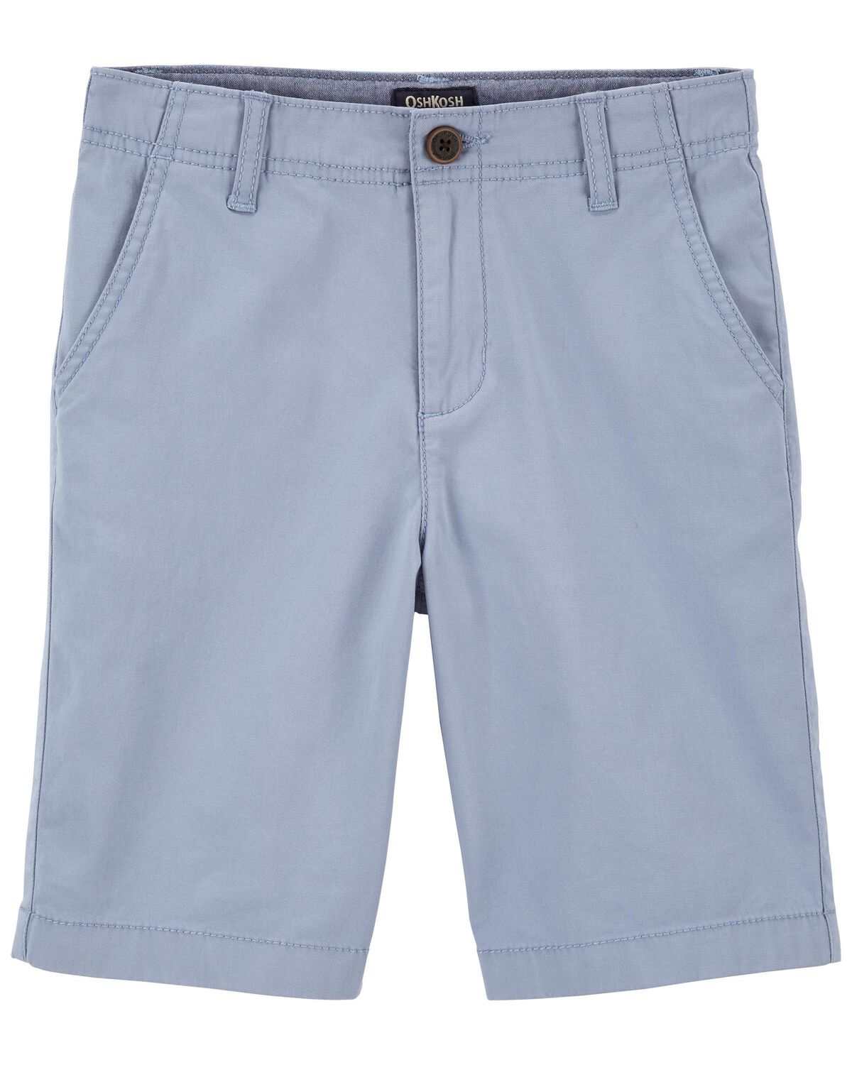 Blue Kid Stretch Chino Shorts