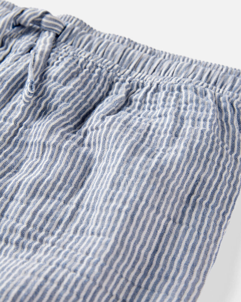 Kid 2-Piece Organic Cotton Striped Set, image 2 of 4 slides