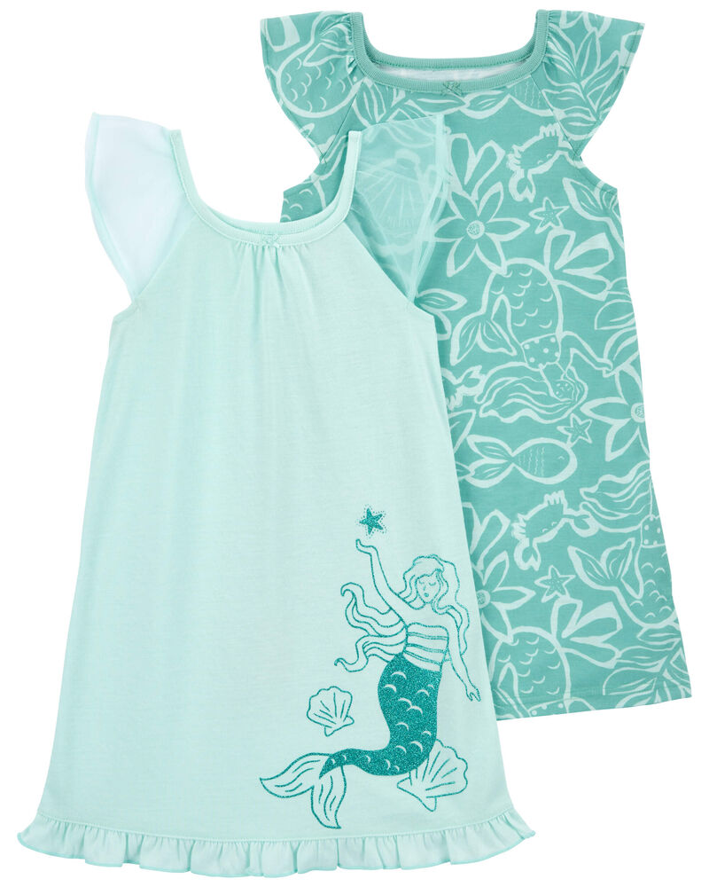 2-Pack Nightgowns, image 1 of 5 slides