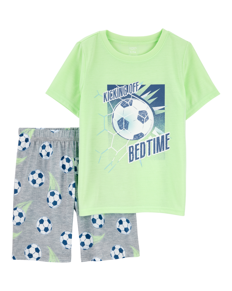 Kid 4-Piece Loose Fit Pajamas, image 4 of 5 slides