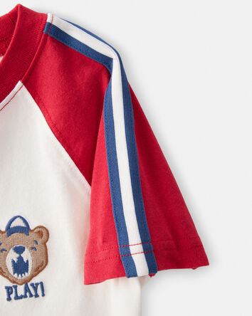 Toddler Boy Bear Short-Sleeve Graphic Tee - White, 