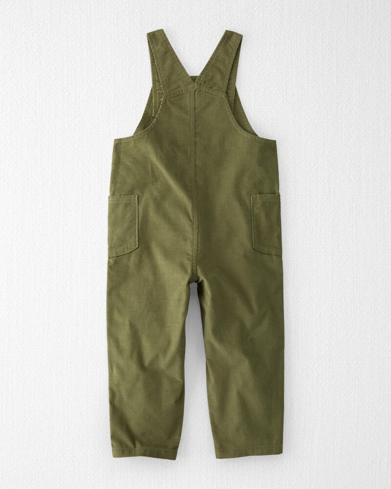 Toddler Organic Cotton Corduroy Overalls, image 2 of 5 slides