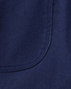 Baby Pull-On Twill Shorts - Navy, image 3 of 4 slides