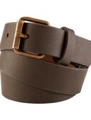 Brown - Classic Faux Leather Belt