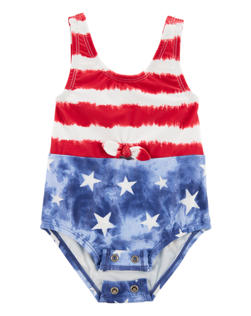 Baby 1-Piece Fourth of July  Swimsuit, 