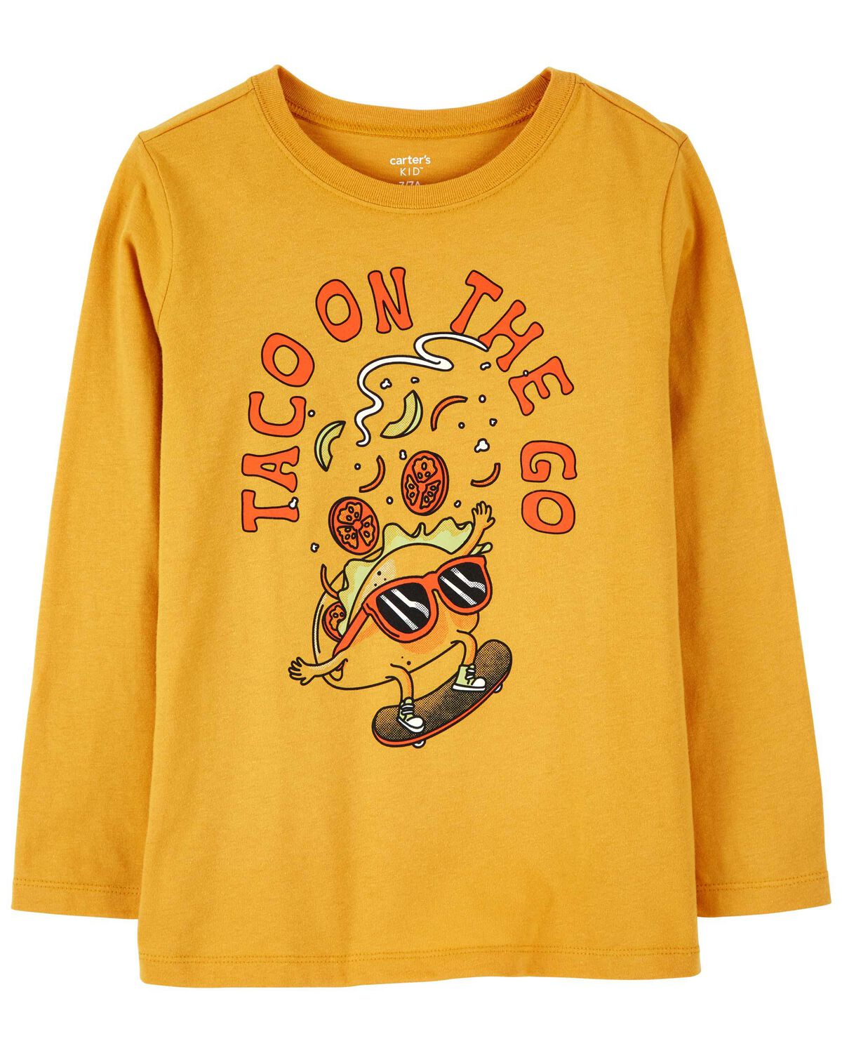 Yellow Kid Taco On The Go Graphic Tee | carters.com