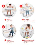 Silver Lining Cloud 3-in-1 Grow with Me Set with Activity Center & Toddler Chairs, image 3 of 4 slides