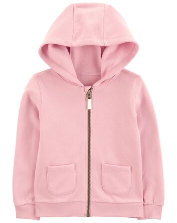 Zip-Up Fleece Hoodie, 