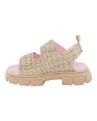 Toddler Casual Girl Sandals - Tan, image 6 of 7 slides