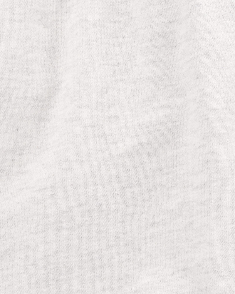 Kid Pull-On French Terry Shorts - Grey, image 3 of 4 slides