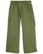 Kid Pull-On French Terry Cargo Pants, image 2 of 5 slides