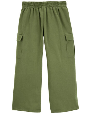 Kid Pull-On French Terry Cargo Pants, 