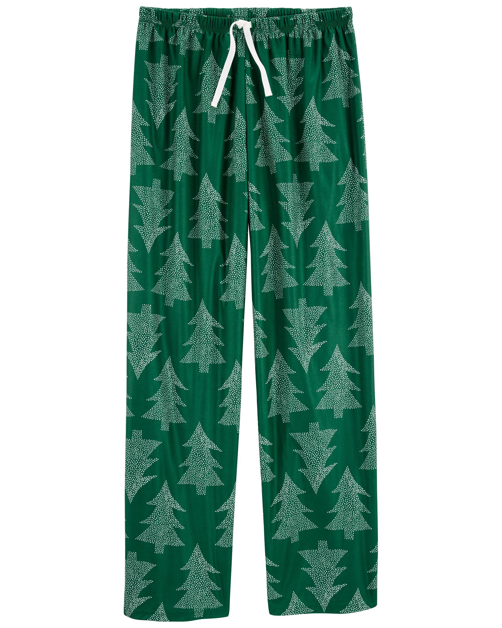 Green christmas pajama pants store