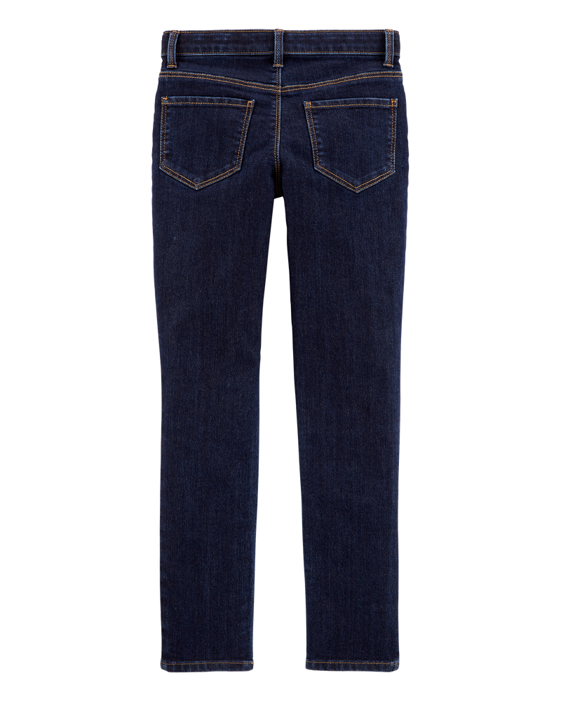 Kid Dark Wash Slim-Fit Super Skinny-Leg Jeans, image 2 of 4 slides