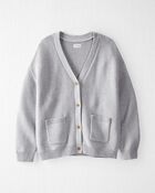 Adult Women's Maternity Oversized Essential Cardigan, image 3 of 5 slides