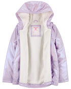 Kid Lavender Shine Mid-Weight Fleece-Lined Jacket, image 2 of 3 slides