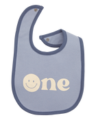 Baby 1st Birthday Teething Bib, image 2 of 3 slides