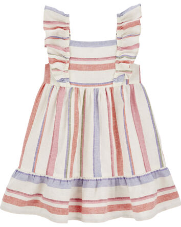 Toddler Striped LENZING™ ECOVERO™ Dress, 