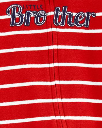 Brother 2-Way Zip Cotton Sleep & Play Pajamas, 