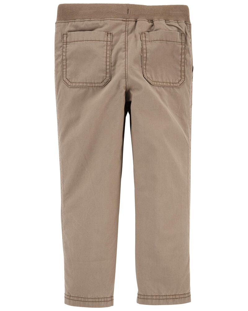 Baby Ribbed Waist Stitch Detail Pants, image 2 of 2 slides