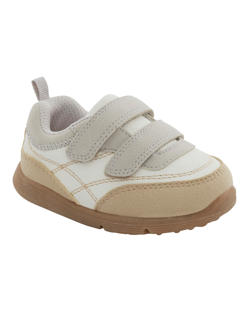  Every Step® First Walker  Casual Sneakers - Cream, image 1 of 7 slides