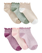 Kid 6-Pack No-Show Socks, image 1 of 2 slides