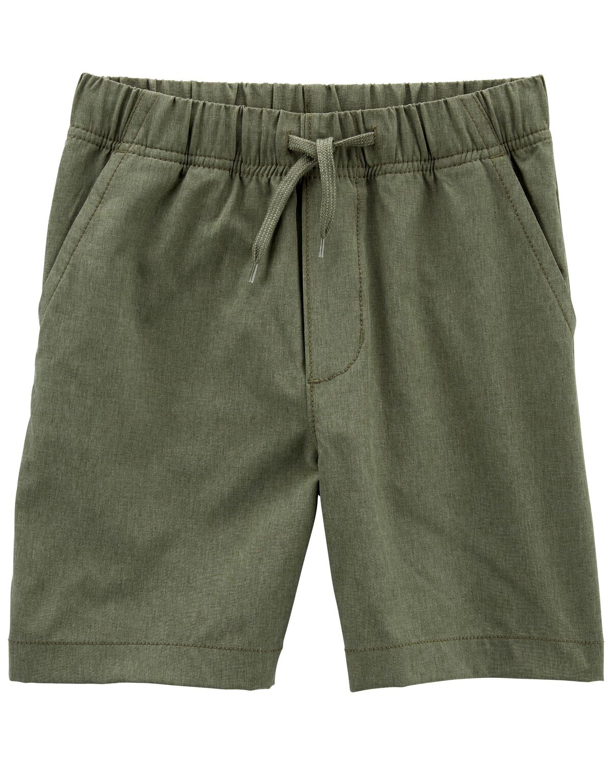 Olive Kid Drawstring Hybrid Shorts | carters.com