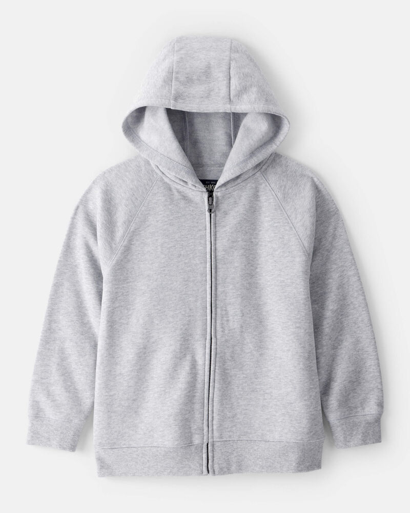 Boys Zip-Up Hoodie - Grey, image 1 of 3 slides