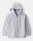 Boys Zip-Up Hoodie - Grey, image 1 of 3 slides