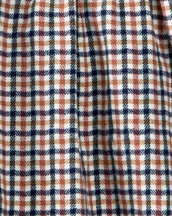 Plaid Toddler Organic Cotton Cozy Flannel Skirtall