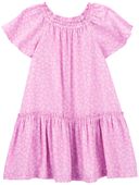 Pink - Toddler Floral LENZING™ ECOVERO™ Dress