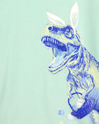 Kid Dinosaur Short-Sleeve Tee - Green, image 2 of 3 slides