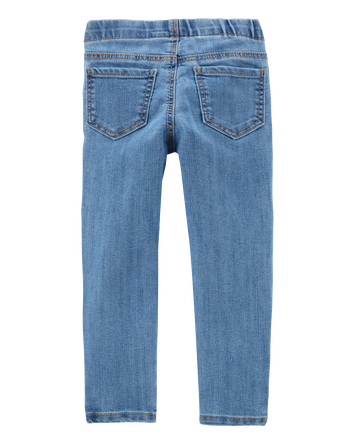 Kid Medium Blue Wash Skinny-Leg Jegging, 