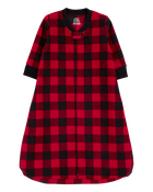 Baby Buffalo Check 2-Way Zip Fleece Sleep Bag, image 1 of 4 slides